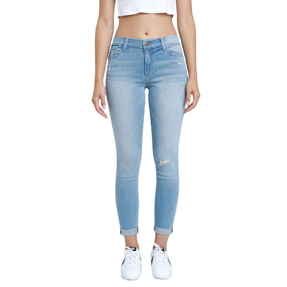 Pistola Freja Mid Rise Stretch Crop Skinny Jeans in Shangri-La Sz. 33 NWT